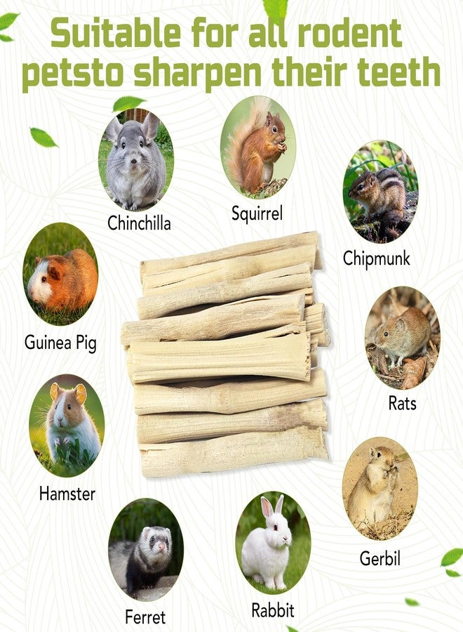StyEdEk 2.2Lb/1000g Natural Sweet Bamboo Chew Toys Chew Sticks Bamboo Sticks Teething Toy for Rabbit, Bunny, Guinea Pig, Hamster, Chinchilla, Bunny, Rat and Other Small Animals - Image 4