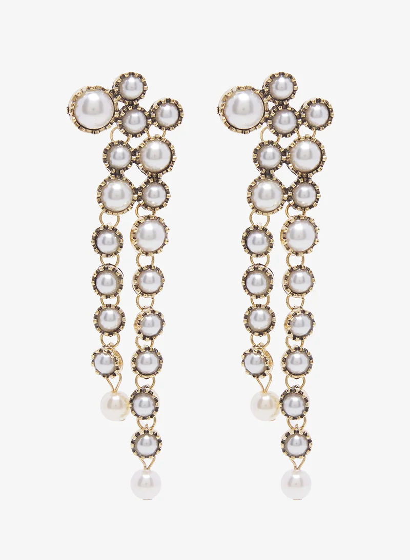 Ella Limited Edition Rhinestone Embellished Statement Earrings