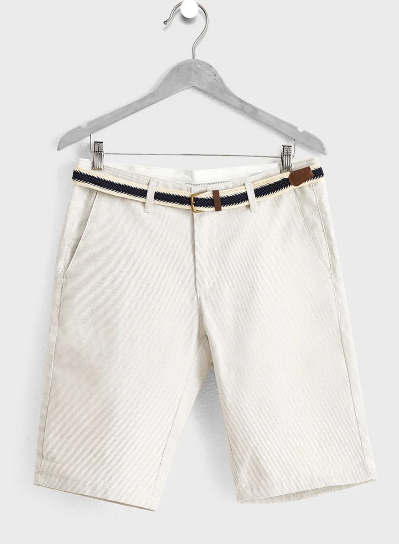 LC WAIKIKI Slim Fit Belted Shorts