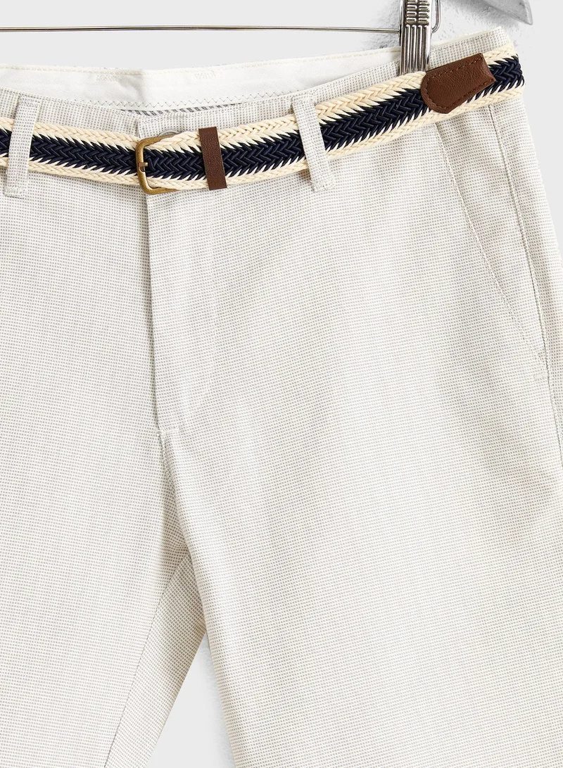 LC WAIKIKI Slim Fit Belted Shorts