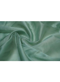 Pehnava Fab Studio Tissue Organza Fabric for Dress Cloth Material for Use in Fancy Garments Making Frocks GownsDresses and Also Wrapping Party Wedding DecorationsMediumspringgreen5 Meter