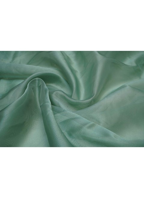 Pehnava Fab Studio Tissue Organza Fabric for Dress Cloth Material for Use in Fancy Garments Making Frocks GownsDresses and Also Wrapping Party Wedding DecorationsMediumspringgreen5 Meter