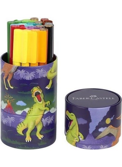 Castell Dino Felt Tip Pen in Cylinder Box 20 Pcs