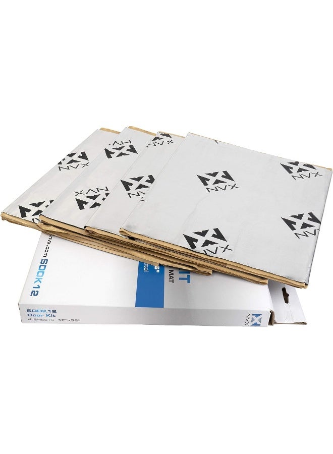NVX Car Sound Deadening [12 sq feet] 4-sheet Door Kit - Image 3