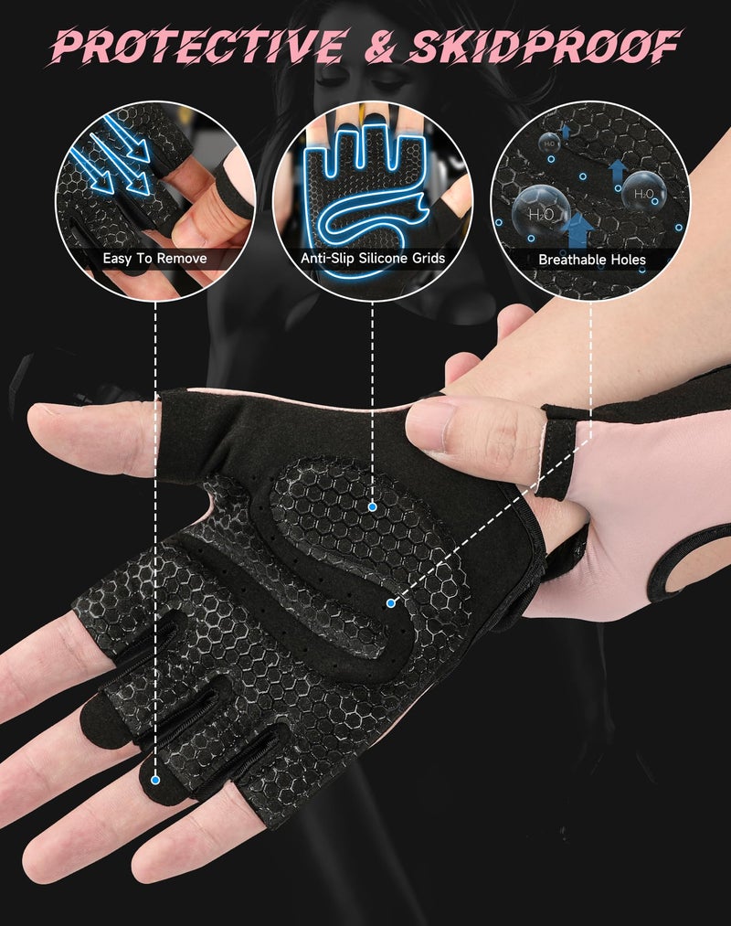 COFIT Breathable Workout Gloves, Antislip Weight Lifting Gym Gloves for Men Women, Superior Grip & Palm Protection for Weightlifting, Fitness, Exercise, Training - Image 3