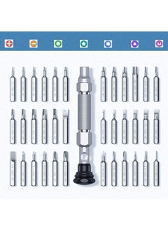 AHOBHAV AHOBHAV Small Precision Magnetic Screwdriver Set for Electronics PS4 Computer Laptop Repair Tool Kit Silver Black Compact Durable Versatile Screwdriver Set for DIY Repairs  - Image 3