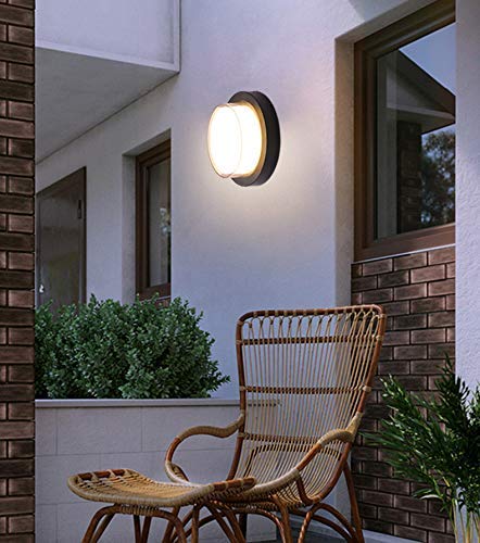 CITRA Modern Wall Sconce Round 3000k Waterproof Acrylic LED Ceiling Lamp (Warm White, 5 Watts) - Image 4
