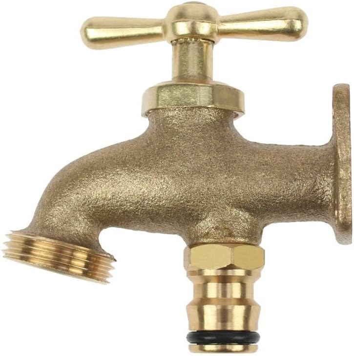 Darlac Take Anywhere Outside Tap - Solid Brass Outdoor Tap Compatible with Hose Fittings - Ideal Garden Tap for Allotments, Stables and Builder Yards - No Plumbing Required - Image 1