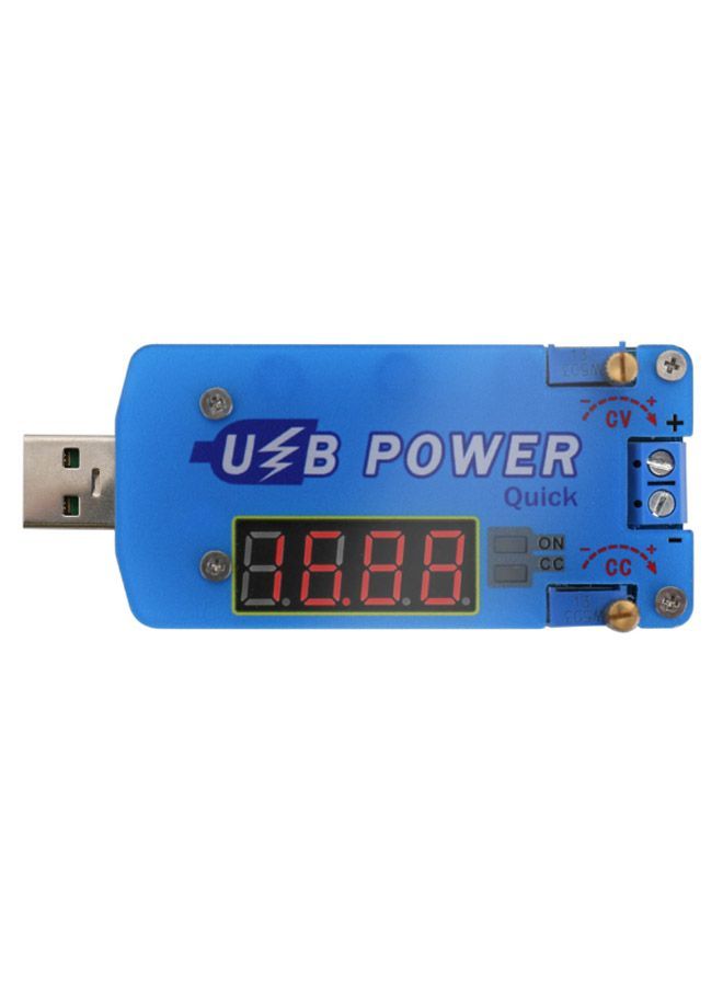 NIBEMINENT DC to 15W Adjustable USB Step Up Down Power CVCC Buck Boost Voltage Regulator Converter Multicolour 9 x 2cm  - Image 1
