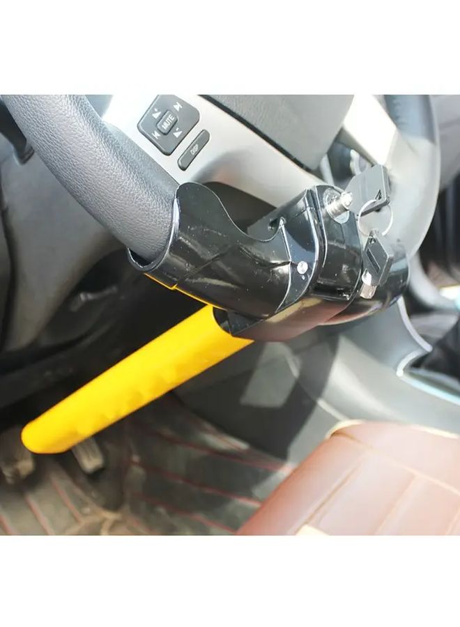 قفل عالمي على شكل حرف T لعجلة قيادة السيارة، مكافحة السرقة، أمان المركبة، مادة ABS - Image 3
