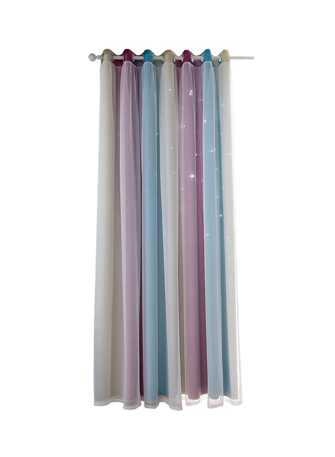 إسكدنيا ستائر تعتيم بتصميم نجوم متعدد الألوان 1.5x27بوصة - Image 2