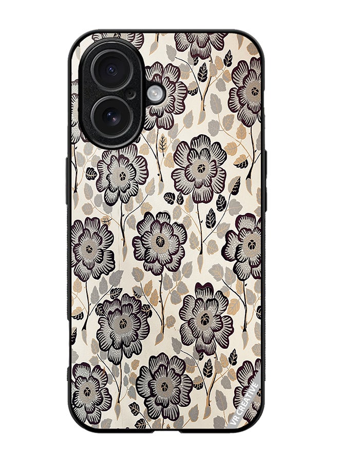 Protective Case Cover For Apple iPhone 17 Floral Design Multicolour