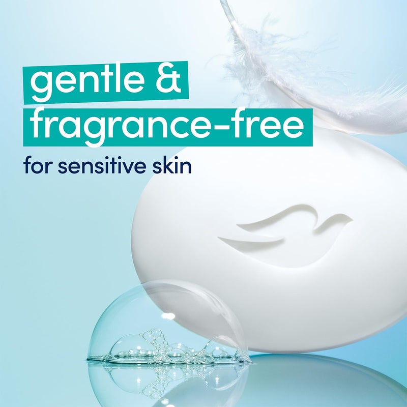 Dove Dandruff Shampoo & Conditioner 2-in-1, DermaCare Calming Relief with Pyrithione Zinc + Beauty Bar Soap for Sensitive Skin 8-Pack â€“ Relief for Itchy Scalp and Dry Skin (9 Piece Set) - Image 5