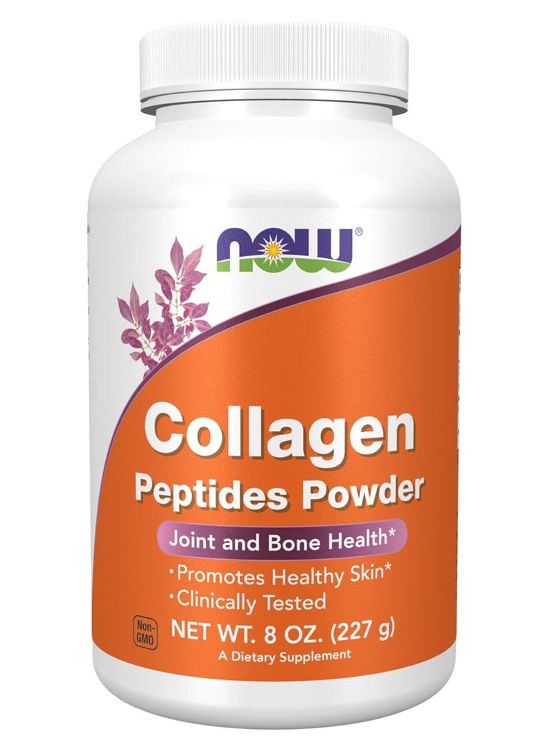NOW Collagen Peptides Powder, 8oz, Clinically-Studied for Joint & Bone Health - Image 1