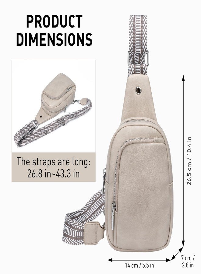 TENSTAR Small Crossbody Bags for Women Trendy Vegan Leather Crossbody Bag Sling Travel Women's Fanny Packs (Grey) - Image 5