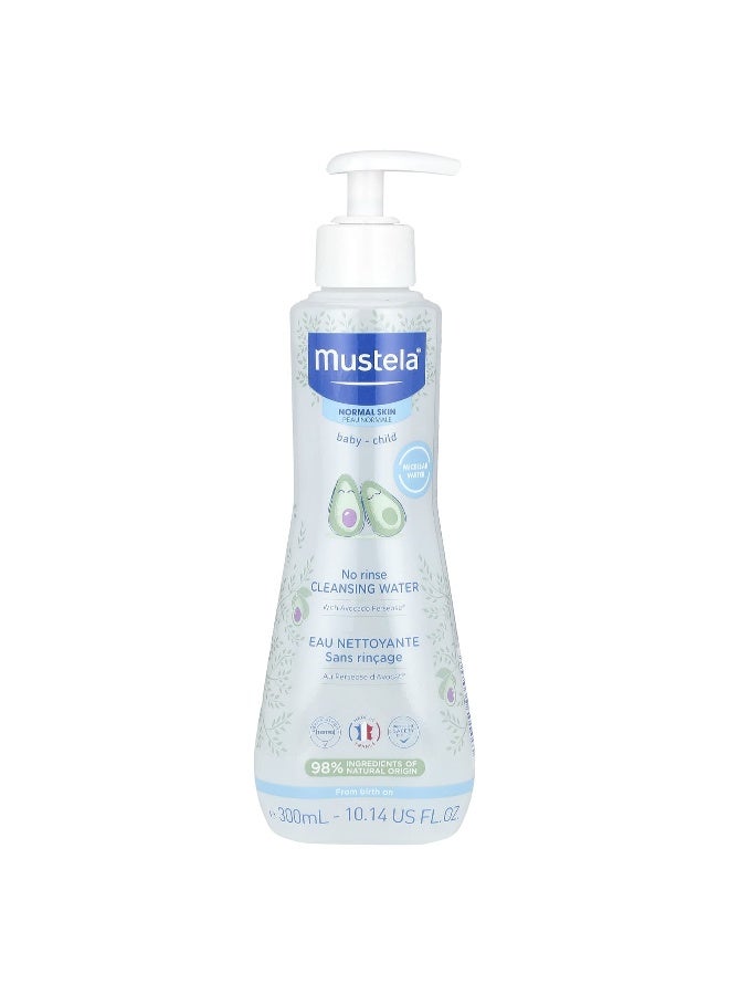 MU.STELA Mustela, Baby-Child, No Rinse Cleansing Water, 10.14 fl oz (300 ml) - Image 1
