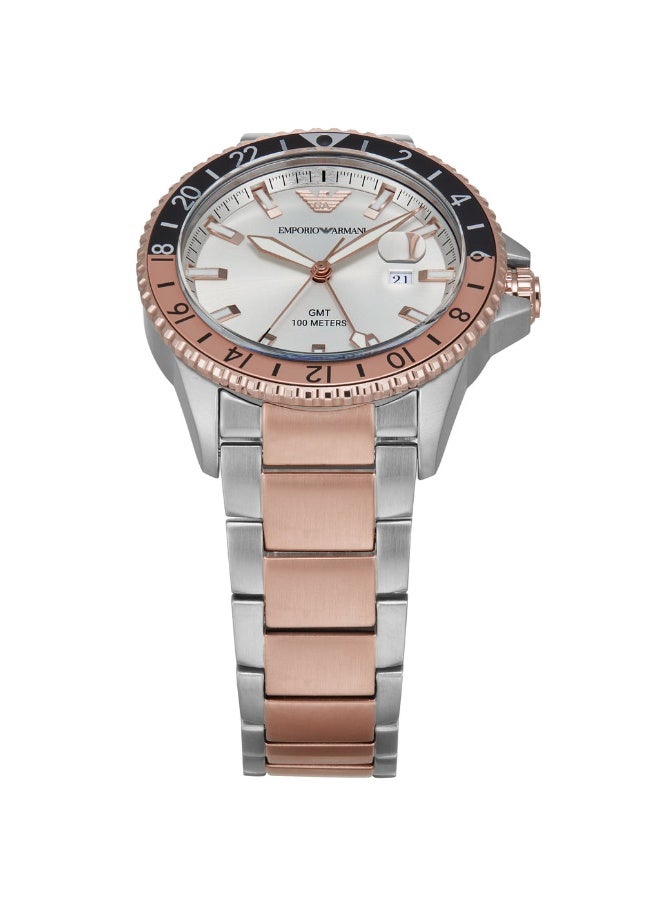 EMPORIO ARMANI Men Emporio Armani Men's GMT Dual Time Watch - Image 3