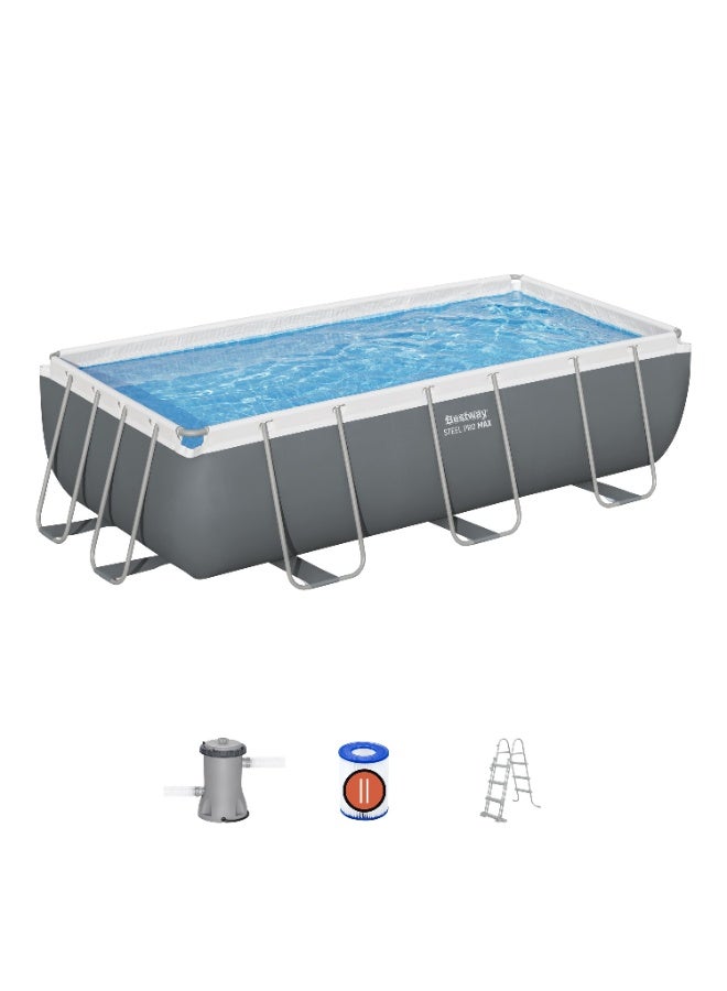 Bestway® Steel Pro MAX™ Above Ground Pool Set Rectangular 4.04 m x 2.01 m x 1.00 m - Image 1