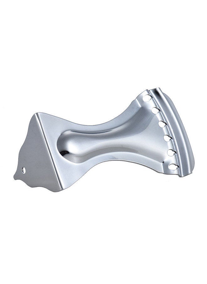 Generic - Silver Zinc Alloy Durable Tailpiece for Dobro 6 Strings Resonator Guitar - Image 1