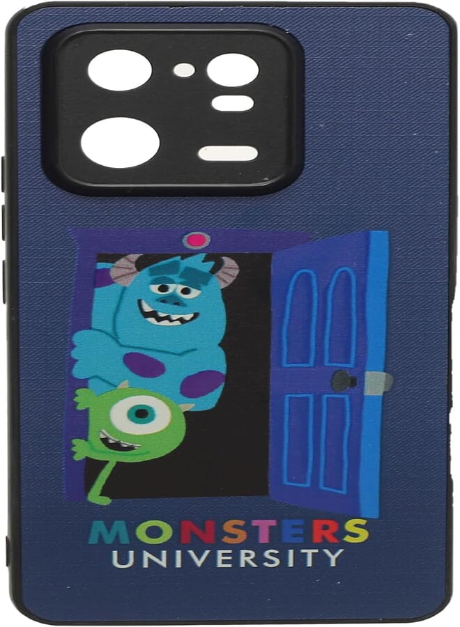 Boter. Plastic 3D Shockproof Back Case Designed With Raised Edge To Protect Camera lens Funny Cartoon Characters Printed Suitable For Xiaomi 13 Pro - Multi Color