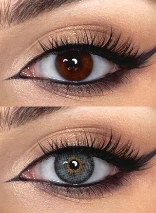 Freshlady Colored Contact Lenses Siri Blue 14.20mm Yearly Disposable for Daily Wear - view 3