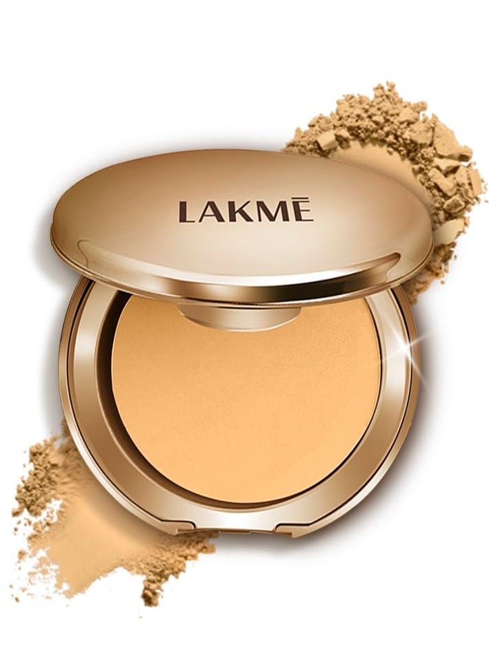 LAKME 9 To 5 Primer Matte Powder Foundation Compact Ivory Cream Long Lasting Buildable Coverage For A Matte Finish Lightweight Face Makeup 9 G - Image 1