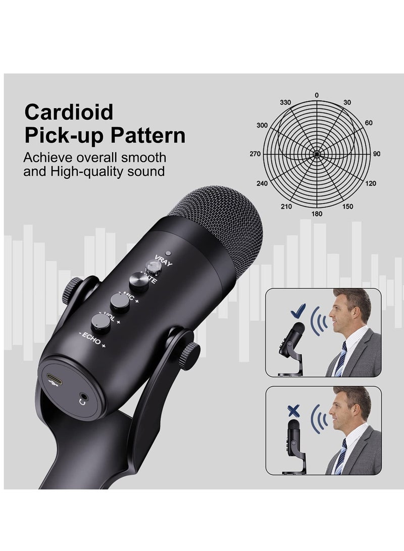 Jmary Jmary Multifunctional USB Recording Microphone (MC-PW8) - Image 4