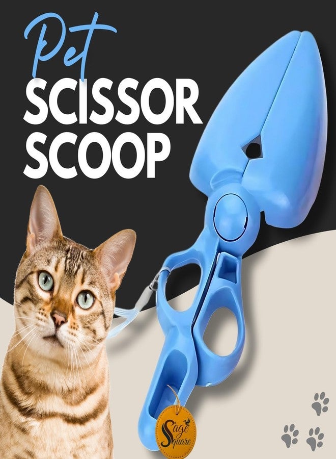 سايج سكوير مجرفة فضلات الكلاب Sage Square Scissor - مجرفة مثالية لفضلات الكلاب لتنظيف سهل، متينة ومريحة للاستخدام، خفيفة الوزن وسهلة التخزين لأصحاب الحيوانات الأليفة، مثالية للنزهات الخارجية، وتنظيف الحدائق، والمزيد - Image 2
