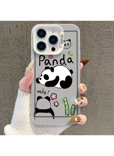 Super Soft Panda TPU Case for iPhone 15  |Pro Max | 15 Pro | 15 Plus - Durable & Anti-Slip, Trendy Design