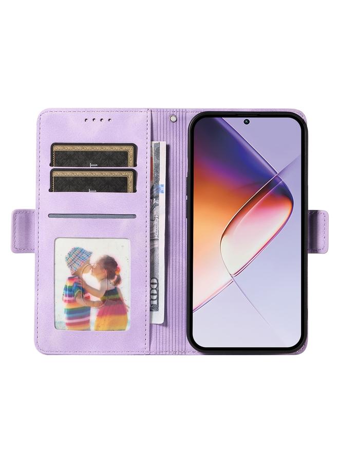 The Bros Phone Case For Infinix Note 40 4G Embossed Rhombus Starry Leather Phone Phone Case - Image 4