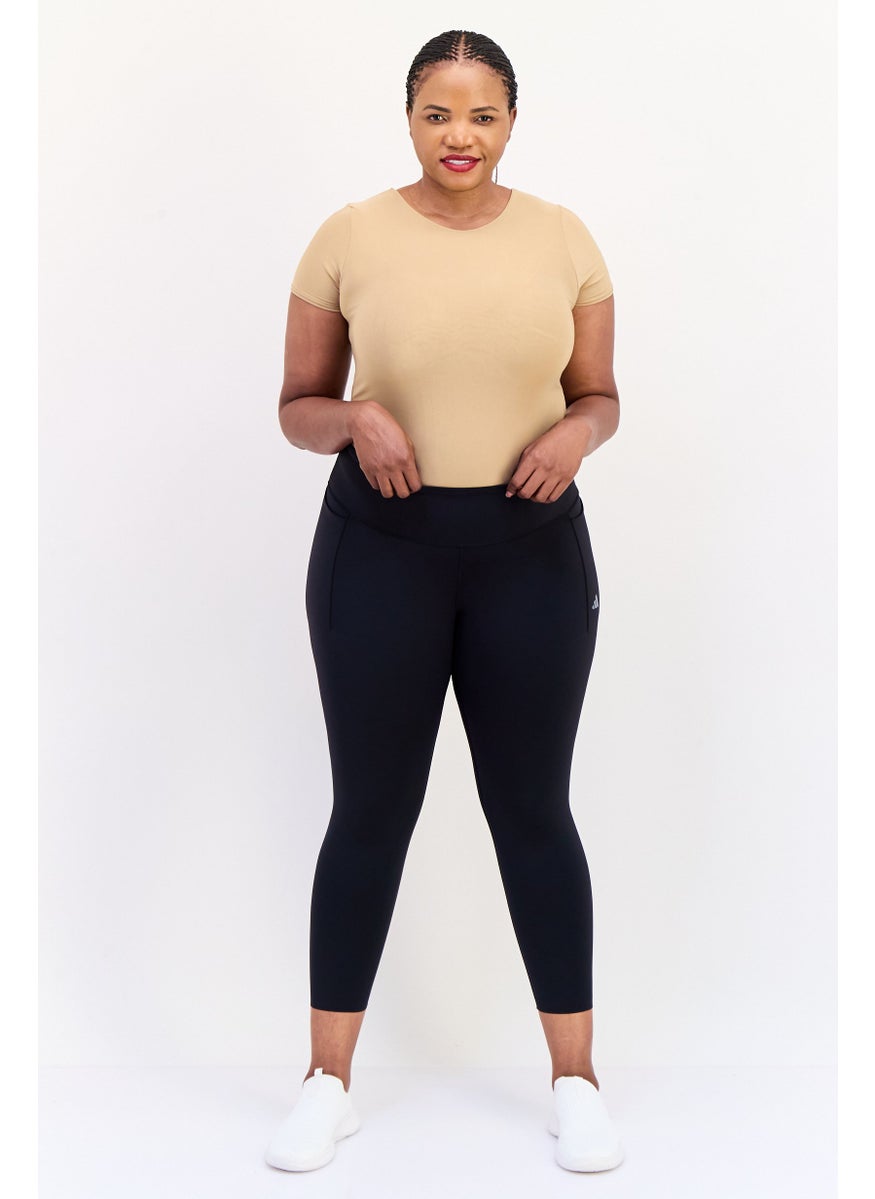Adidas Women Plus Size Training Leggings, Black  - Image 4