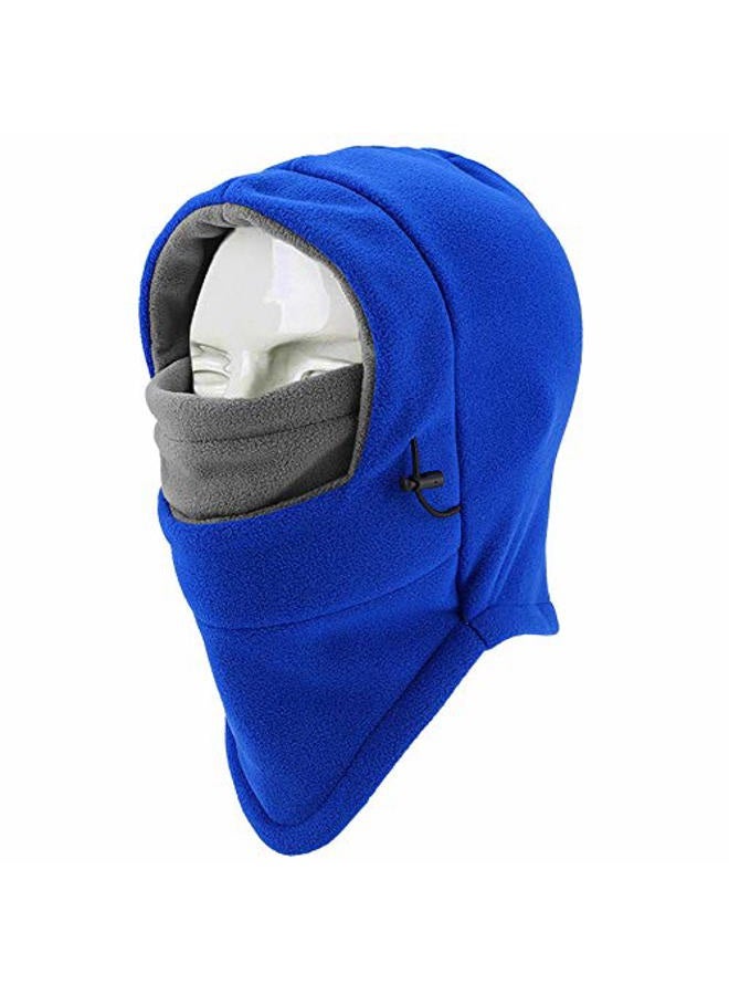 YQXCC F&NK Kids Winter Hats Balaclava Ski Mask Windproof Warm Adjustable with Fleece Lining Hat for Boys Girls (Blue/Gray) - Image 3