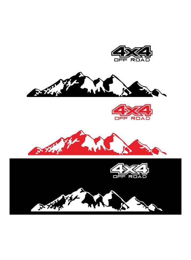 NIBEMINENT 4x4 Off Road And Mountain Car Sticker Set - Image 4
