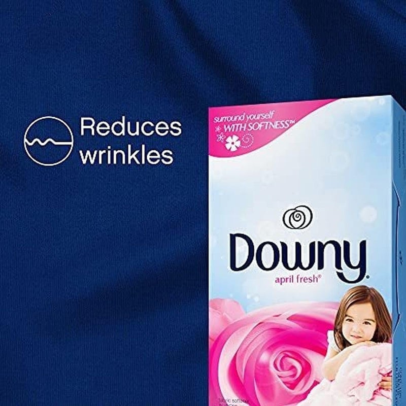 Downy Fabric Softener Dryer Sheets, April Fresh, 105 count - Image 2