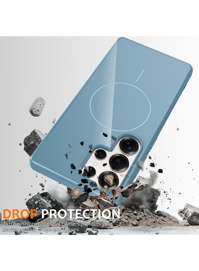 S-TOP Case For Samsung Galaxy S25 Ultra 5G Glossy TPU Shockproof MagSafe Phone Case with Lanyard - Image 4