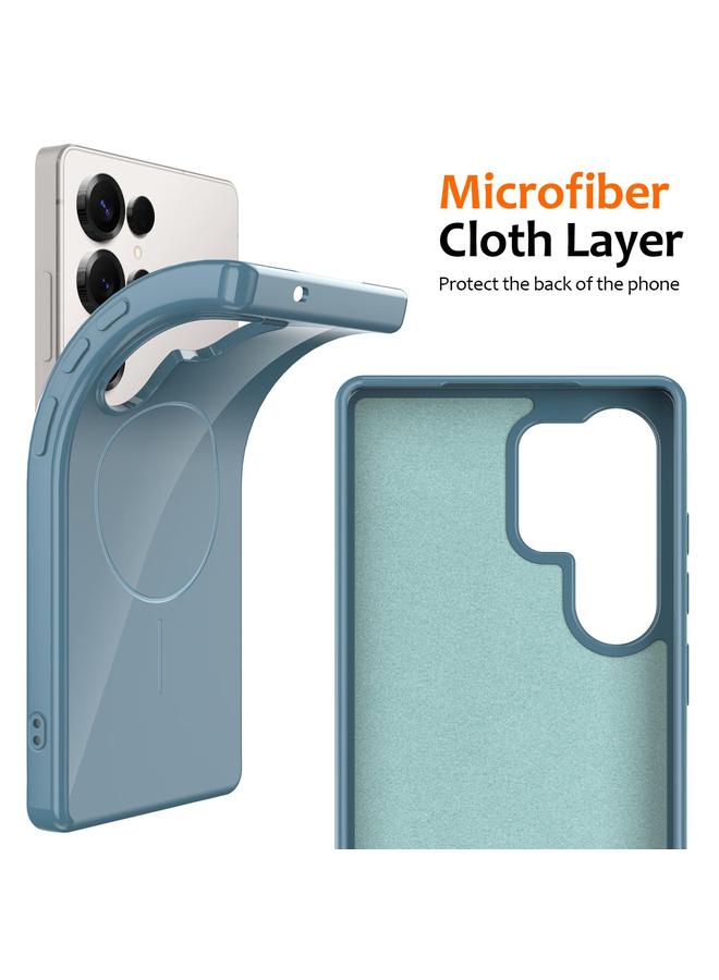 S-TOP Case For Samsung Galaxy S25 Ultra 5G Glossy TPU Shockproof MagSafe Phone Case with Lanyard - Image 5