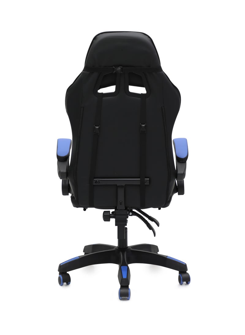 Multi Home Furniture - Ergonomic Gaming Chair with Footrest – -Blue BLK   MH-FR1005-Blue BLK - Image 1