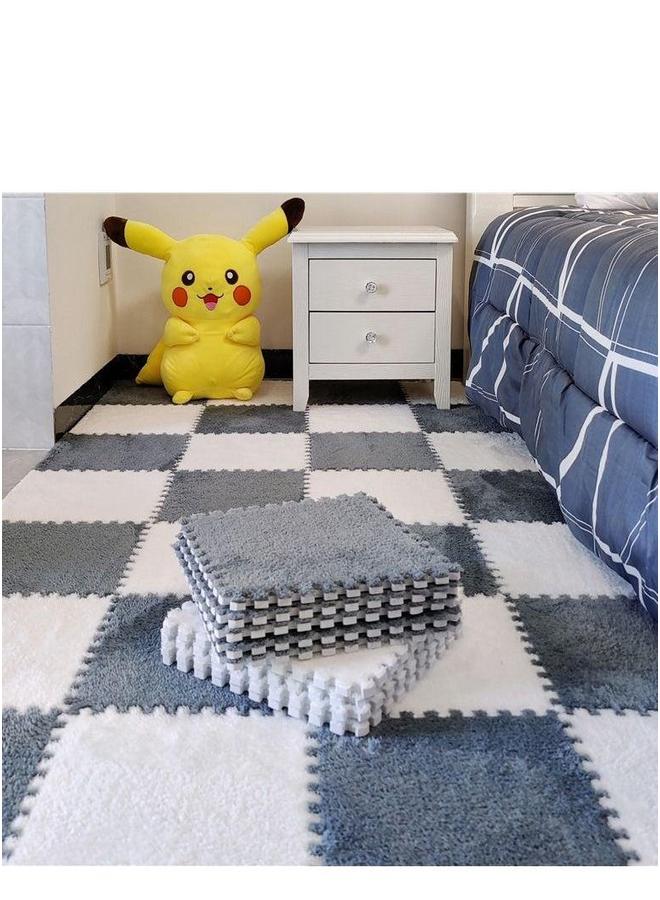 HOMESTAR Puzzle Foam Mat Eva Bedroom Floor Crawling Carpet 12PCS  - Image 1