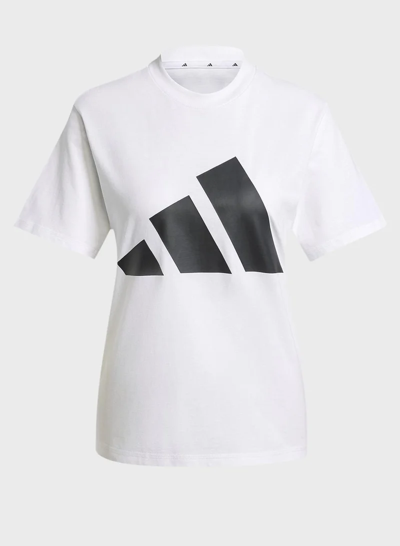Adidas adidas womens big logo t-shirt multi pack save 20%