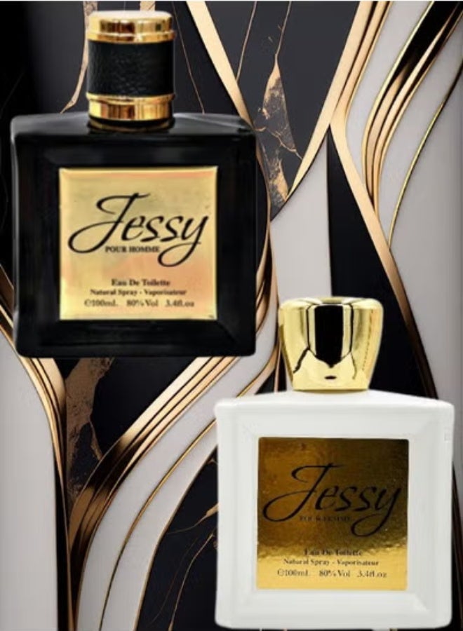 تي أر آي عطر جيسي اسود و عطر جيسي ابيض 100مل - Image 2