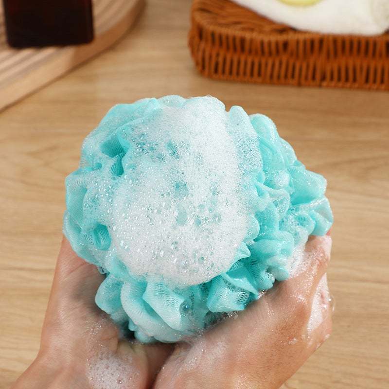 New 50G Bath Ball Large Soft Non-Scattered Foaming Bath Ball Flower Bath Bath Supplies Non-Printed Same Bath Ball - Image 5