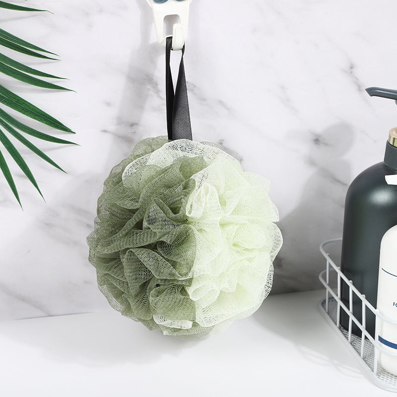 New 50G Bath Ball Large Soft Non-Scattered Foaming Bath Ball Flower Bath Bath Supplies Non-Printed Same Bath Ball - Image 1