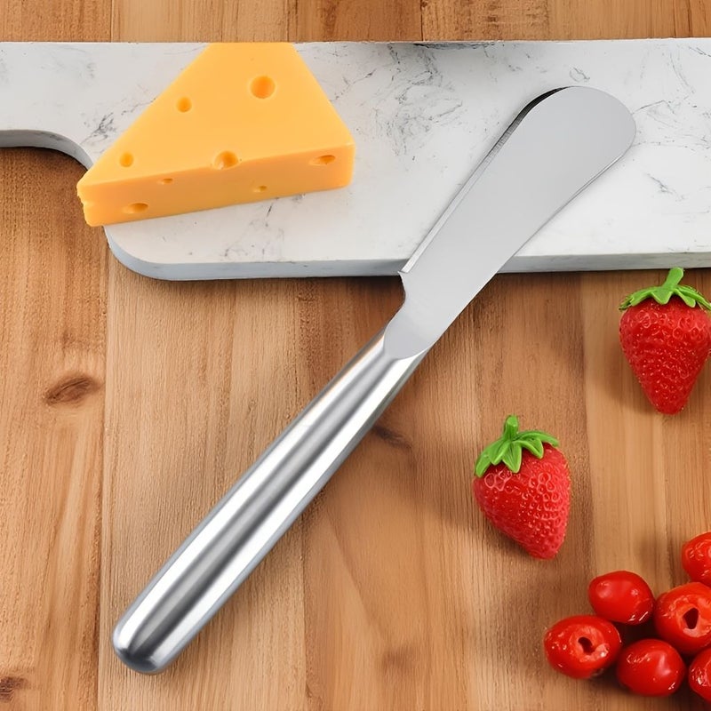 Multi Function Long Handle All Steel Butter Knife For Cheese Pizza Baking Tool - Image 2