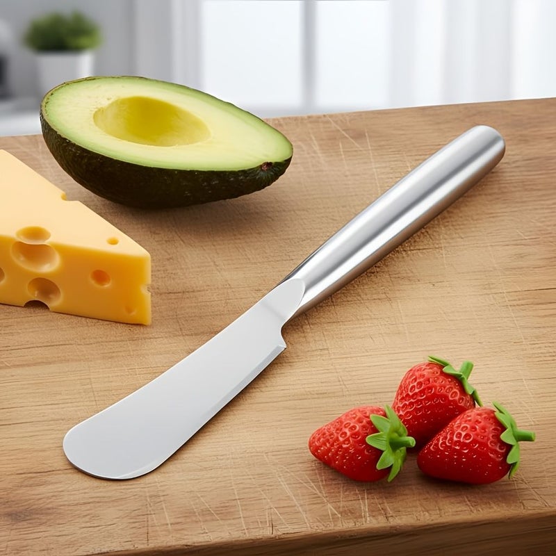 Multi Function Long Handle All Steel Butter Knife For Cheese Pizza Baking Tool - Image 1