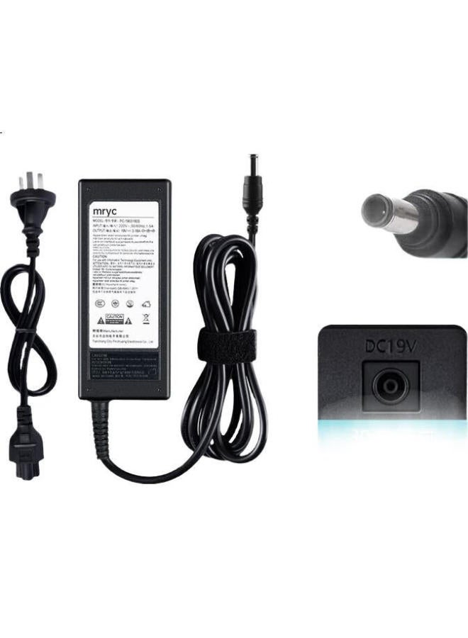 Mryc Samsung Monitor Power Cord, 19V 3.16A Lcd Computer Power Adapter, Universal Laptop Charger With Large Port And Pins, 6.5*4.0 - Image 1