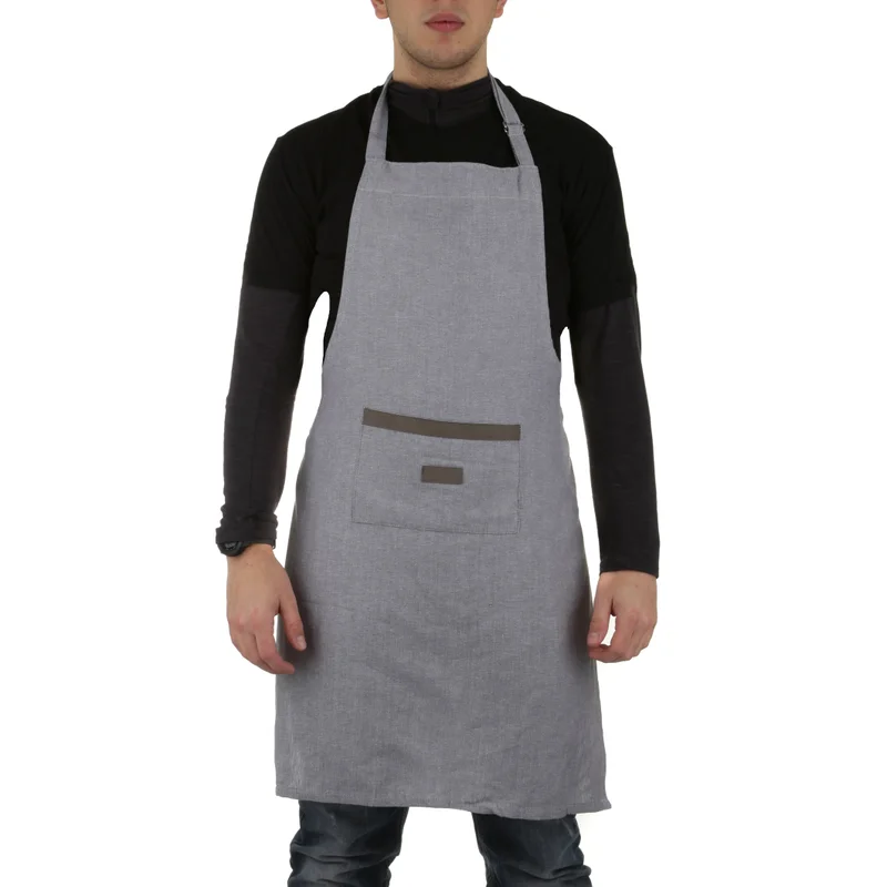 Simply Kitchen Apron 85X60 Cm  Gray