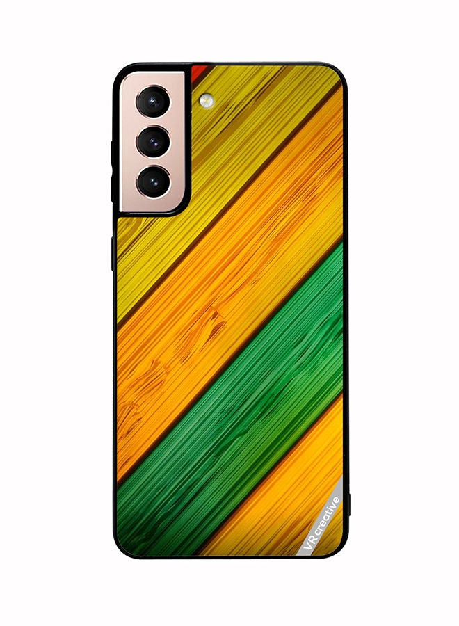 VR CREATIVE Protective Case Cover For Samsung Galaxy S21 5G Texture Design Multicolour - Image 1