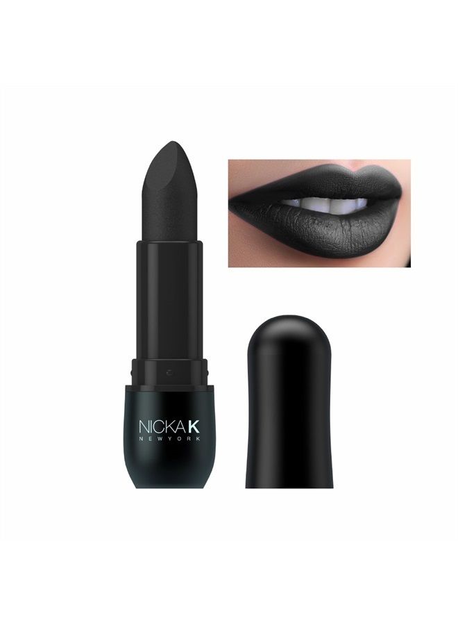 Nicka K (3 Pack) NICKA K Vivid Matte Lipstick NMS07 Black