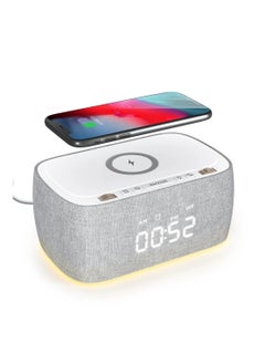 EZVALO EZVALO EzChrono Air 6-in-1 Alarm Clock with Wireless Charger & Night Light  - Image 1