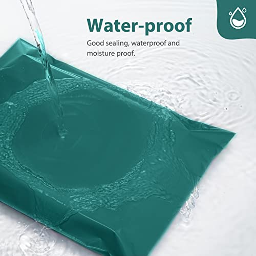 Fuxury Poly Mailers 12x15.5 Inch 50 Pcs, Waterproof Shipping Bags for Clothing, Strong Adhesive Heavy Duty Shipping Mailing Envelopes for Business, Self Seal Mailers Poly Bags,Forest Green - Image 3